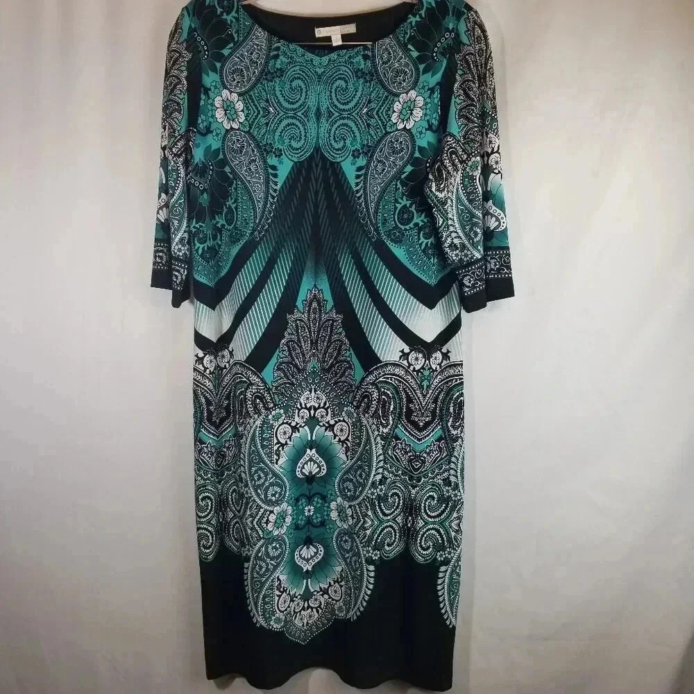 Signature Camryn Women's A-line Art to Wear Dress Sz 10